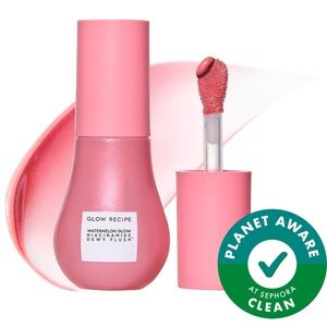 NEW MINI SIZE GLOW RECIPE WATERMELON GLOW DEWY FLUSH IN WATERMELON FLUSH 3 ml